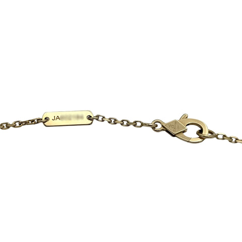 【中古】Van Cleef＆Arpels ヴァン クリーフ＆アーペル K18YG VINTAGE ALHAMBRA NECKALCE ヴィンテージ アルハンブラ ペンダント ネックレス 6.6g