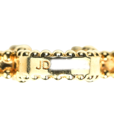 【中古】Van Cleef＆Arpels ヴァンクリーフ＆アーペル K18YG VINTAGE ALHAMBRA BRACELET マザーオブパール ヴィンテージアルハンブラブレスレット11.6g 19cm