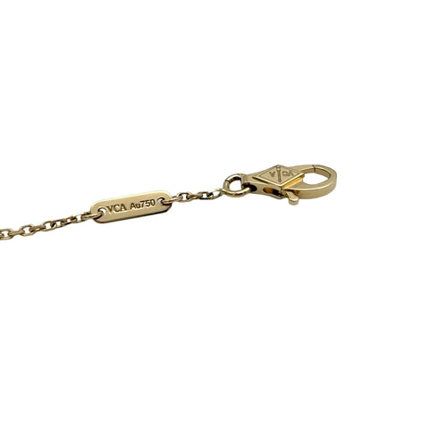 【中古】Van Cleef＆Arpels ヴァン クリーフ＆アーペル K18YG DIAMOND  FRIVOLE MINI MODEL フリヴォル ブレスレット、ミニモデル 2.2g