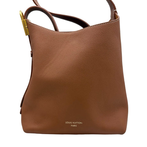 【中古」】 LOUIS VUITTON ルイ・ヴィトン LOW KEY ALL IN BB ロウキーオールインBB ショルダーバッグ M14416(ICチップ) コニャック レザー 中古 USED バッグ