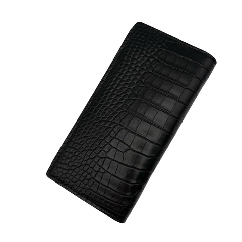 【新品未使用】 LOUIS VUITTON ルイ・ヴィトン CROCODILE LONG WALLET クロコダイル長財布 小物 ブラック クロコダイル　レザー 新品未使用