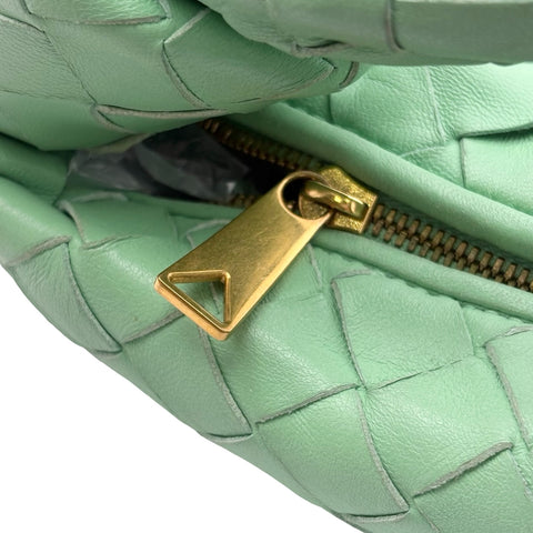 【中古】 BOTTEGA VENETA ボッテガ・ヴェネタ HANDBAG ハンドバッグ P02802793A グリーン レザー 中古 USED バッグ