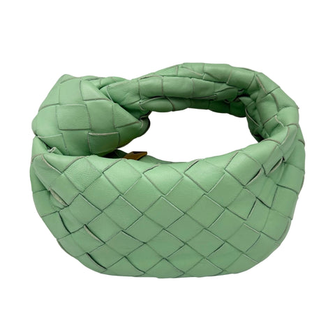 【中古】 BOTTEGA VENETA ボッテガ・ヴェネタ HANDBAG ハンドバッグ P02802793A グリーン レザー 中古 USED バッグ