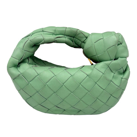 【中古】 BOTTEGA VENETA ボッテガ・ヴェネタ HANDBAG ハンドバッグ P02802793A グリーン レザー 中古 USED バッグ