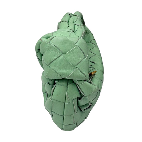 【中古】 BOTTEGA VENETA ボッテガ・ヴェネタ HANDBAG ハンドバッグ P02802793A グリーン レザー 中古 USED バッグ