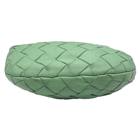 【中古】 BOTTEGA VENETA ボッテガ・ヴェネタ HANDBAG ハンドバッグ P02802793A グリーン レザー 中古 USED バッグ