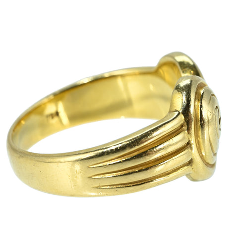 【中古】T＆Co ティファニー K18YG TORNADO RING トルネードリング 8.7g #13