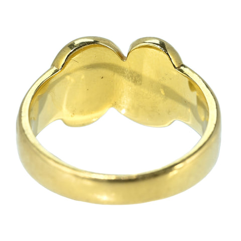 【中古】T＆Co ティファニー K18YG TORNADO RING トルネードリング 8.7g #13