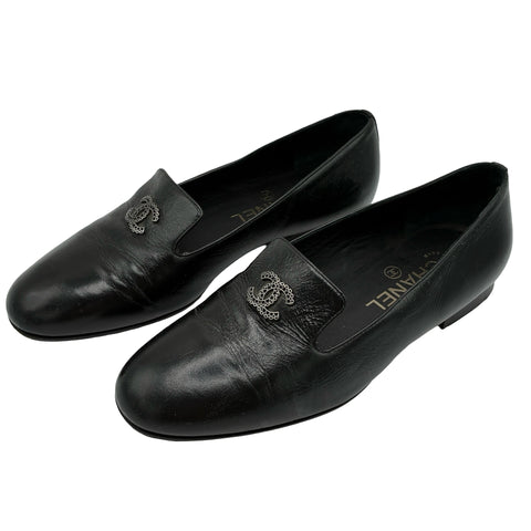 【中古】  CHANEL シャネル LOAFERS ココレザーローファー 36 USED 中古 2022年 SHOES 靴