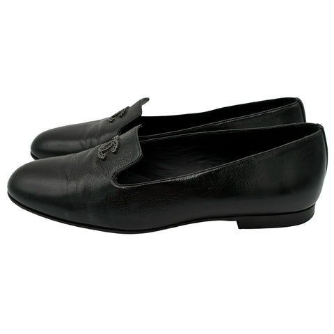 【中古】  CHANEL シャネル LOAFERS ココレザーローファー 36 USED 中古 2022年 SHOES 靴