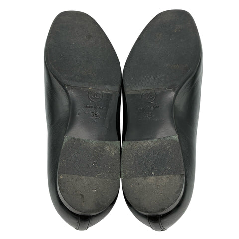 【中古】  CHANEL シャネル LOAFERS ココレザーローファー 36 USED 中古 2022年 SHOES 靴