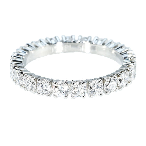 【中古】CARTIER カルティエ  PT950 DIAMOND Destinee RING  デスティネ フルエタニティダイヤモンドリング D1.58ct 3.3g #11