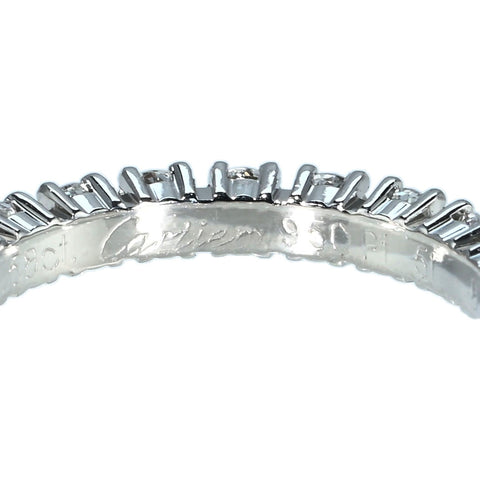 【中古】CARTIER カルティエ  PT950 DIAMOND Destinee RING  デスティネ フルエタニティダイヤモンドリング D1.58ct 3.3g #11
