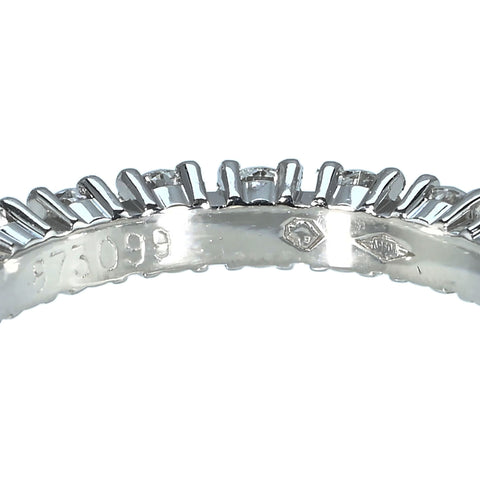 【中古】CARTIER カルティエ  PT950 DIAMOND Destinee RING  デスティネ フルエタニティダイヤモンドリング D1.58ct 3.3g #11