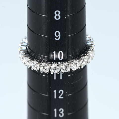 【中古】CARTIER カルティエ  PT950 DIAMOND Destinee RING  デスティネ フルエタニティダイヤモンドリング D1.58ct 3.3g #11