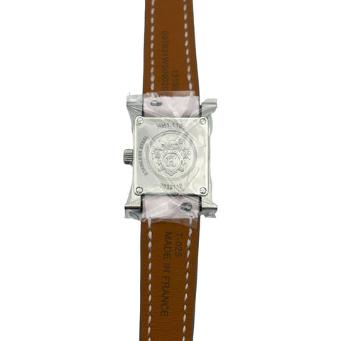 【新品未使用】Hermes エルメス H WATCH 2025年 SS/ALIGATOR 17 電池 時計 レディース