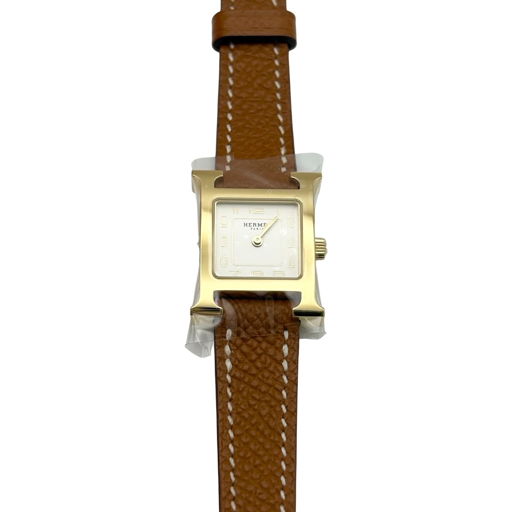 新品未使用】Hermes エルメス H WATCH 2025年 SS/GP 17 電池 時計