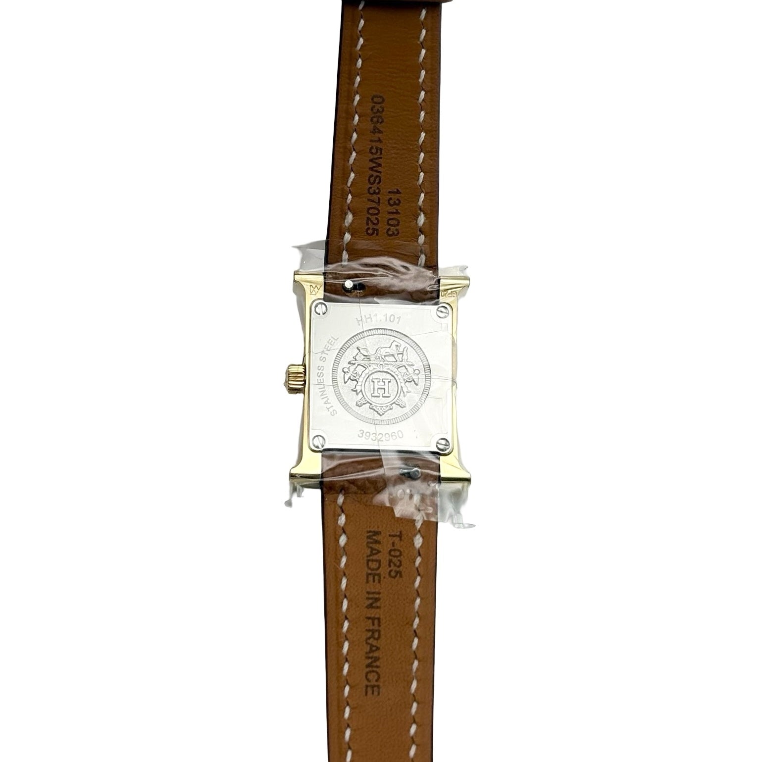 新品未使用】Hermes エルメス H WATCH 2025年 SS/GP 17 電池 時計