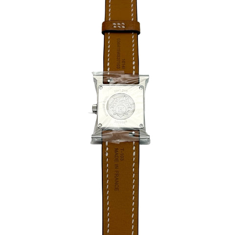 【新品未使用】Hermes エルメス H WATCH 2025年 SS  電池 時計 レディース