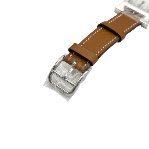 【新品未使用】Hermes エルメス H WATCH 2025年 SS  電池 時計 レディース