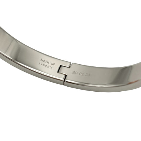 【新品未使用】 Hermes エルメス MINI CLIC KELLY BRACELET ミニクリックケリーブレスレット ブレスレット ブラック/シルバー GP 新品未使用