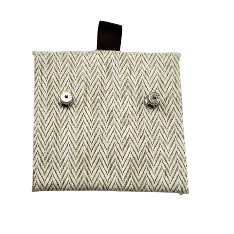 【新品未使用】Hermes エルメス MINI POP H EARRINGS ミニポップアッシュピアス ピアス マロン・グラッセ（グレー系）/シルバー GP 新品未使用