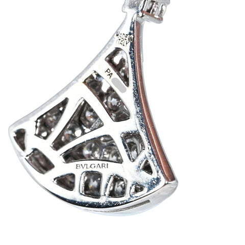 【中古】BVLGARI ブルガリ K18/K18WG DIAMOND DIVAS' DREAM EARRINGS ダイヤモンド ディーヴァピアス 6.4g 正規店修理証明書・リペア専用ポーチ付き