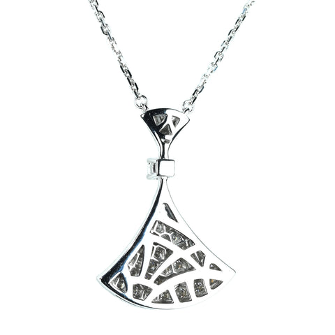 【中古】BVLGARI ブルガリ K18/K18WG DIAMOND DIVAS' DREAM NECKLACE ダイヤモンド ディーヴァドリームネックレス7.3g 44cm
