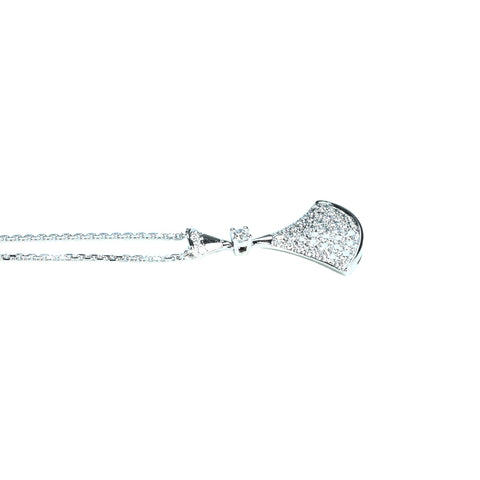 【中古】BVLGARI ブルガリ K18/K18WG DIAMOND DIVAS' DREAM NECKLACE ダイヤモンド ディーヴァドリームネックレス7.3g 44cm