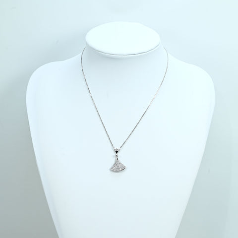 【中古】BVLGARI ブルガリ K18/K18WG DIAMOND DIVAS' DREAM NECKLACE ダイヤモンド ディーヴァドリームネックレス7.3g 44cm