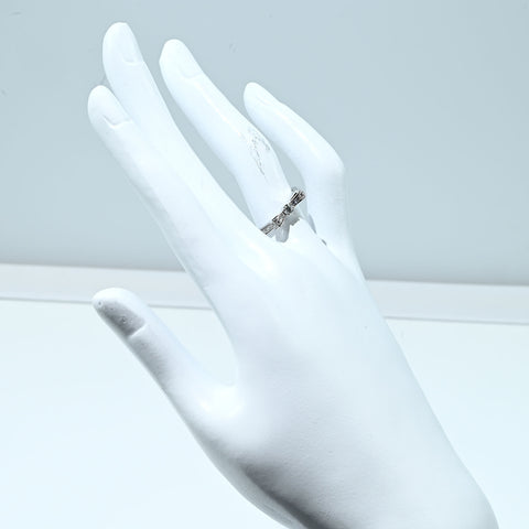 【中古】CHANEL シャネル  K18/K18WG DIAMOND RUBAN RING リュバンダイヤモンドリング 3.3g #12