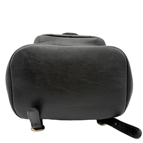 【美品】 CHANEL シャネル DUMA COCOMARK BACKPACK デュマココマーク バックバッグ バックパック ICチップ(2021年～) ブラック カーフスキン 中古 USED バッグ