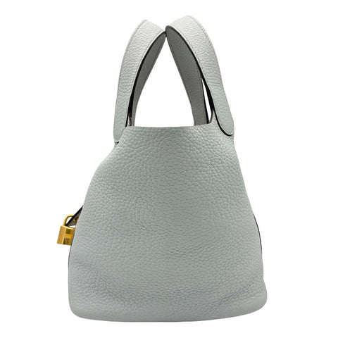 【中古】 Hermes エルメス PICOTIN ピコタン ハンドバッグ Ｙ刻（2020年） ブルーペール トリヨンクレマンス 中古 USED バッグ