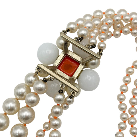 【中古】 CHANEL シャネル NECKLACE ネックレス 小物 フェイクパール 中古
