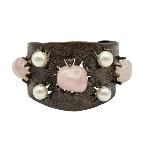 【中古】 CHANEL シャネル BANGLE バングル 小物 ブラウン GP 中古