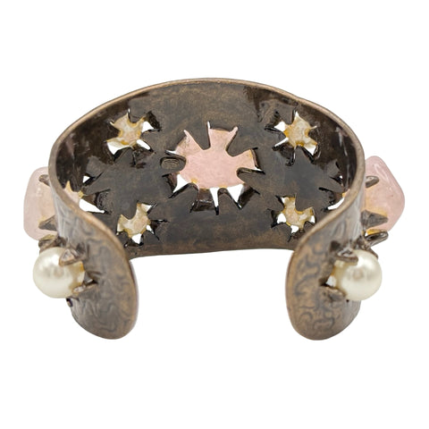 【中古】 CHANEL シャネル BANGLE バングル 小物 ブラウン GP 中古