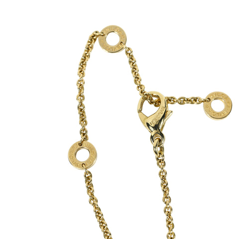 【中古】BVLGARI ブルガリ K18YG DIAMOND B ZERO1 NECKLACE  ビーゼロワンダイヤモンドペンダントネックレス 14.7g 46cm