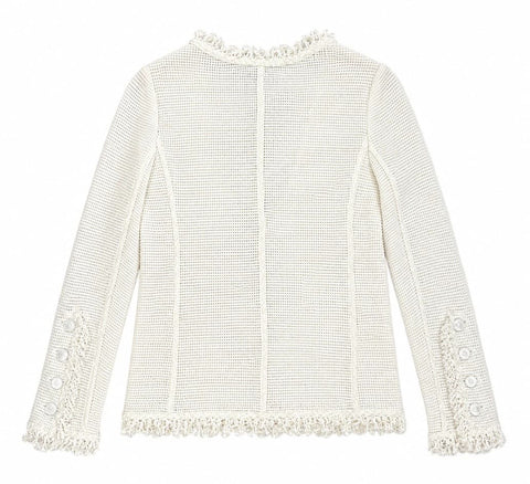 【中古】 CHANEL シャネル MESHJACKET メッシュジャケット 36 USED 中古 2007年 CLOTHES 洋服