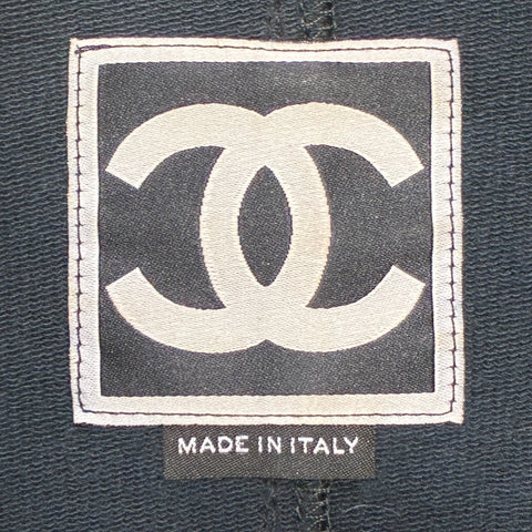 【中古】 CHANEL シャネル JACKET 型押しジャージーバイカージャケット 38 USED 中古 2009年 CLOTHES 洋服