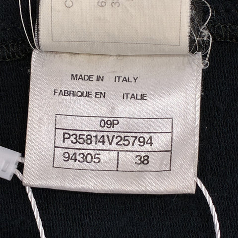 【中古】 CHANEL シャネル JACKET 型押しジャージーバイカージャケット 38 USED 中古 2009年 CLOTHES 洋服