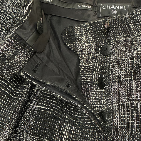 【中古】 CHANEL シャネル PANTS ツイードタックワイドパンツ 38 USED 中古 2022年 CLOTHES 洋服