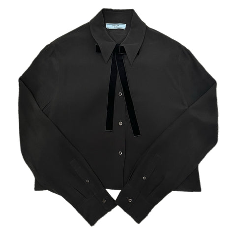 【美品】 PRADA プラダ SHIRT シャツ 40 USED 中古 2024年 CLOTHES 洋服