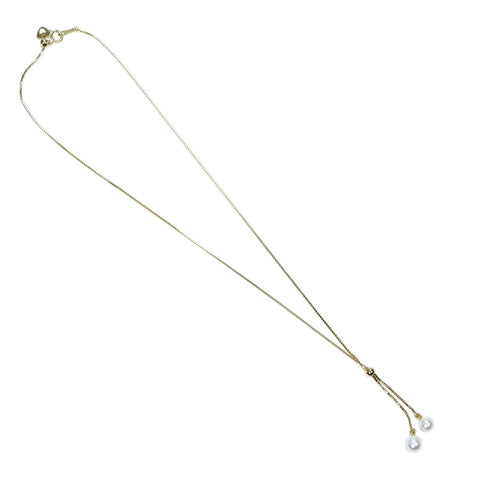 【中古】TASAKI タサキ K18YG AKOYA PEARL NECKLACE アコヤパールネックレス 6.0-6.5mm 4.5g BOX USED
