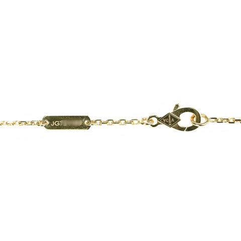 【中古】Van Cleef＆Arpels ヴァンクリーフ＆アーペル K18PG VINTAGE ALHAMBRA 2025 HOLIDAY COLLECTION NECKLACE ヴィンテージアルハンブラ ピンクゴールドダイヤモンドネックレス 2025年ホリデー限定 6.4g 42cm