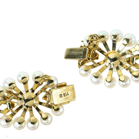 【中古】MIKIMOTO K18YG PEARL NECKLACE ミキモト K18YG パールネックレス 4.0-7.5mm 56g