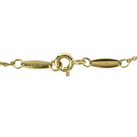 【中古】T＆Co ティファニー K18YG pearl bracelet  パールブレスレット 6.3mm 3.2g 17cm