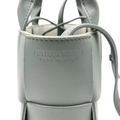 【中古】 BOTTEGA VENETA ボッテガ・ヴェネタ BOTTEGA VENETA CANDY ARCO 2WAY BAG キャンディーアルコバッグ ショルダーバッグ ICチップ グレー LEATHER 中古 USED バッグ