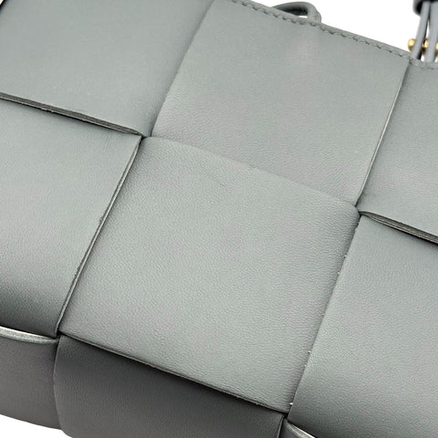 【中古】 BOTTEGA VENETA ボッテガ・ヴェネタ BOTTEGA VENETA CANDY ARCO 2WAY BAG キャンディーアルコバッグ ショルダーバッグ ICチップ グレー LEATHER 中古 USED バッグ