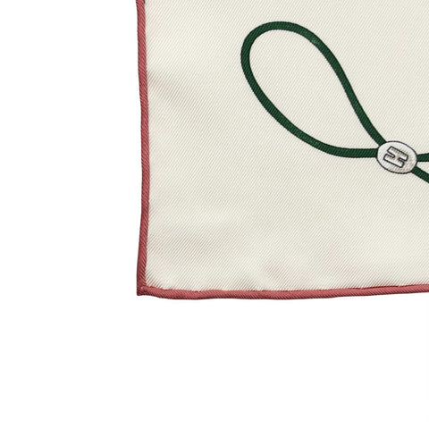 【新品未使用】 Hermes エルメス カレ90《グラン・ギャロップ》 スカーフ SCARF クレーム/キュイール/グリーン シルク100％ 新品未使用 100%SILK