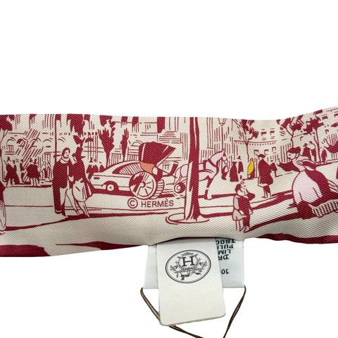 【新品未使用】 Hermes エルメス ツイリー《ブールヴァールの陰から》 ツイリー シルク100％ 新品 100%SILK
